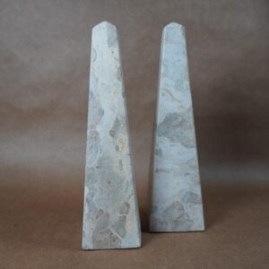 Stone Pyramid Sculpture – Decorative Stone Pillar